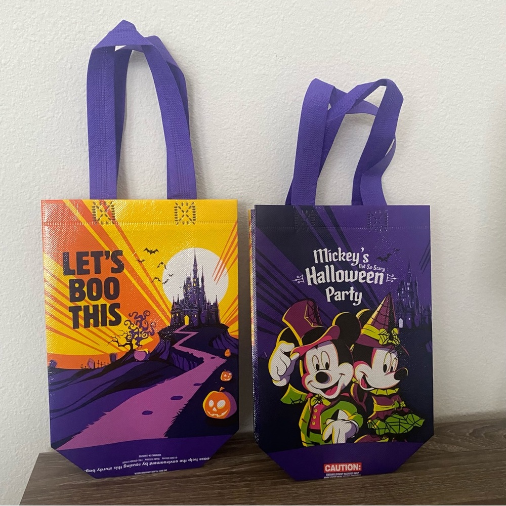 Mickey's Not So Scary Halloween Party Treat Bag2 2024 Lot Of 2